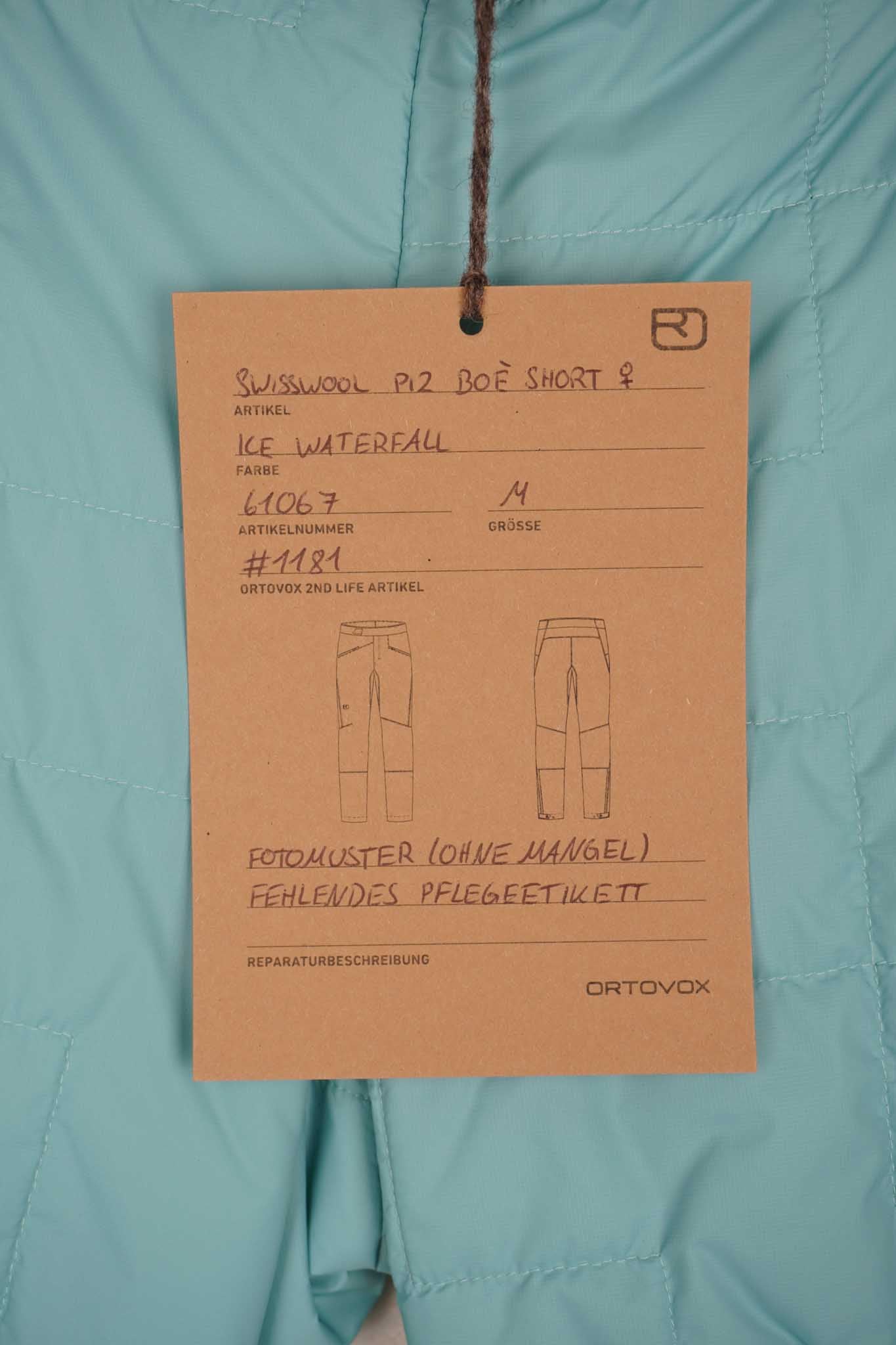 SWISSWOOL PIZ BOÈ SHORT