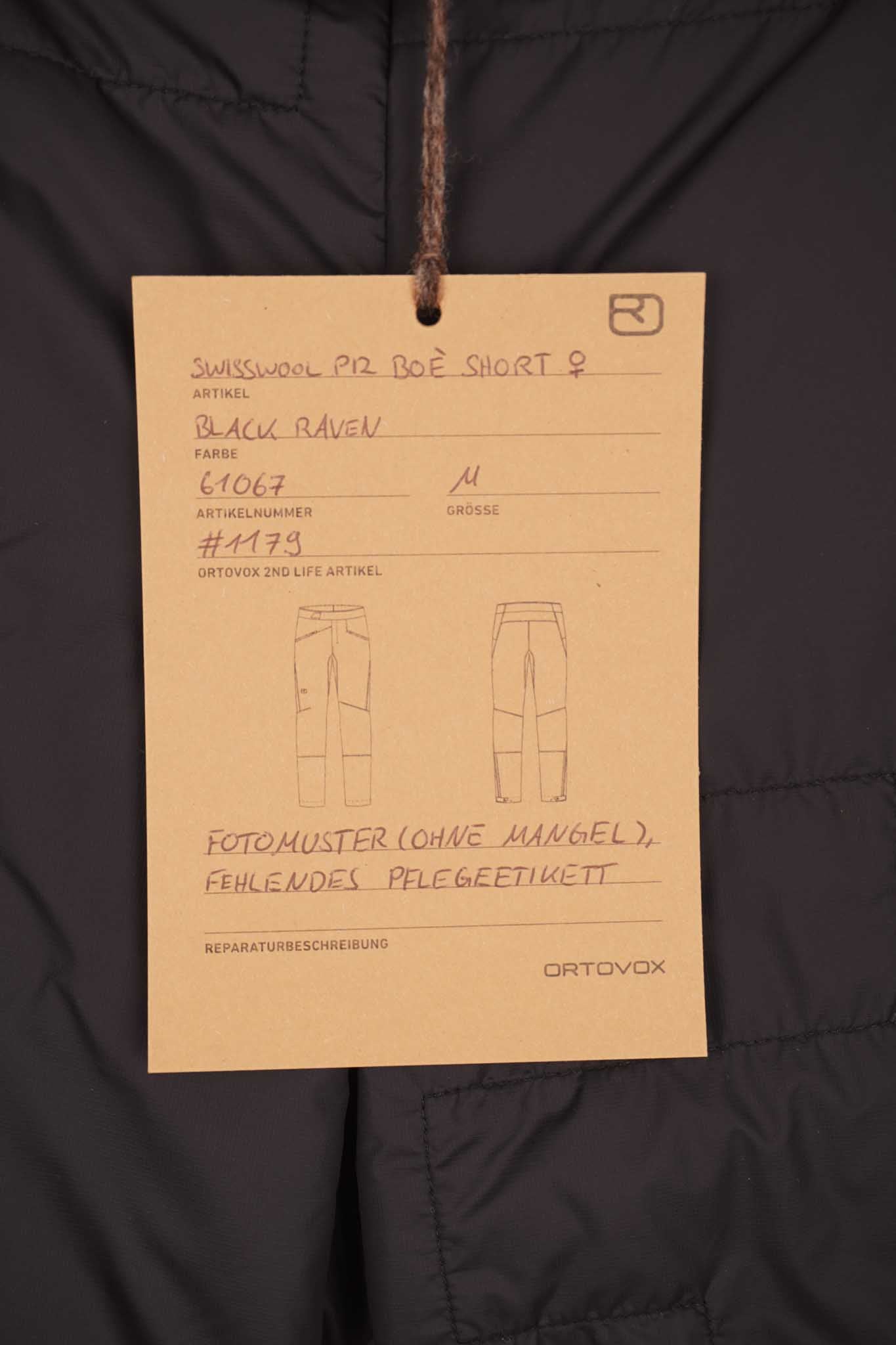 SWISSWOOL PIZ BOÈ SHORT