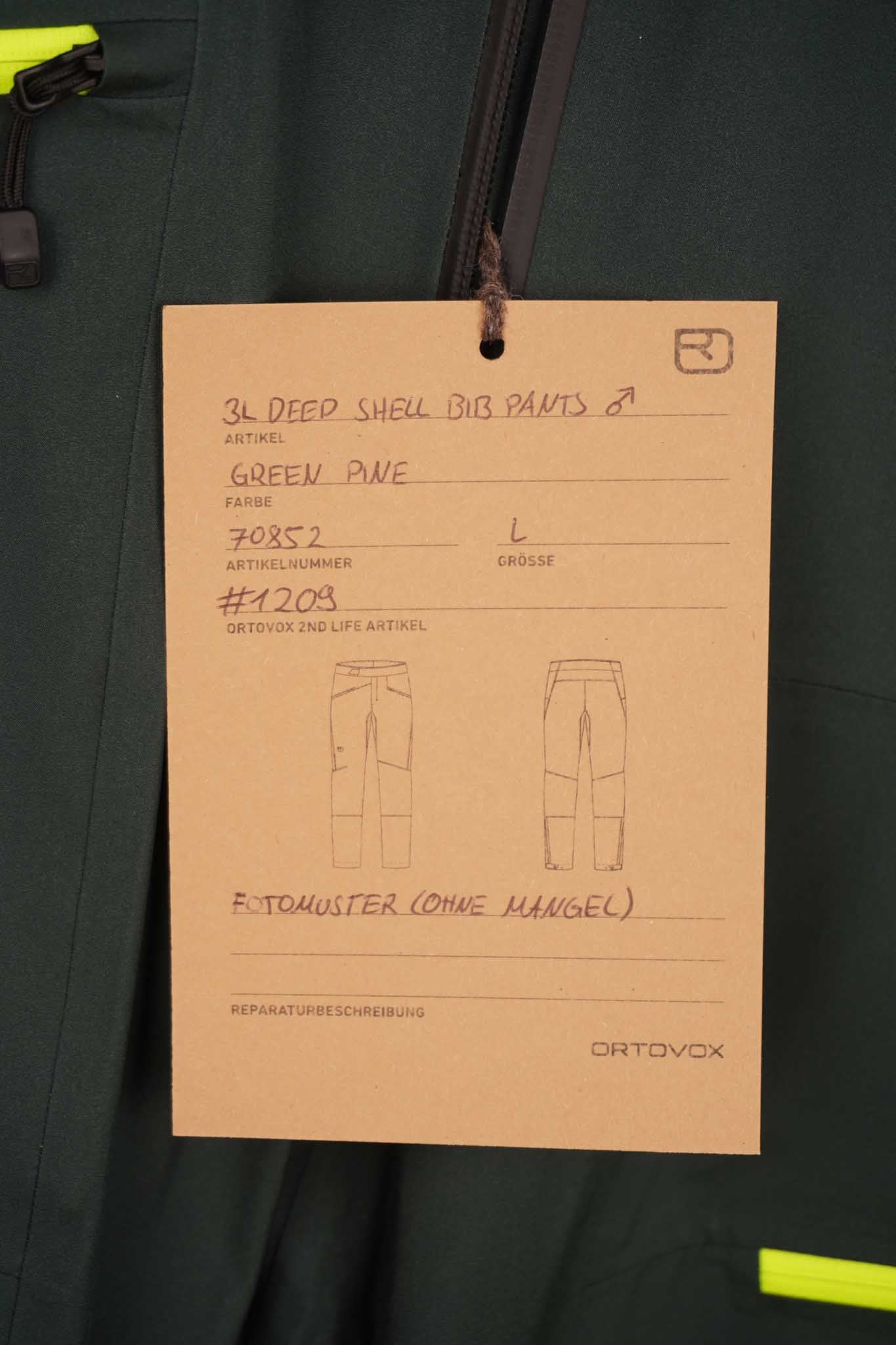 3L DEEP SHELL BIB PANTS